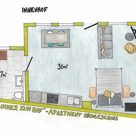 Gelbe Haus - Drei Besondere